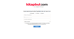 Desktop Screenshot of kitapbul.com