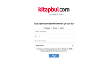 Tablet Screenshot of kitapbul.com